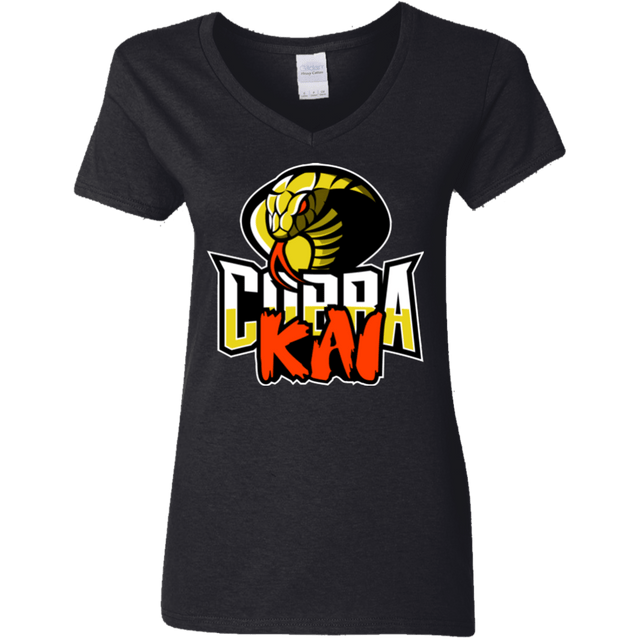 T-Shirts Black / S COBRA KAI Women's V-Neck T-Shirt