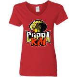 T-Shirts Red / S COBRA KAI Women's V-Neck T-Shirt