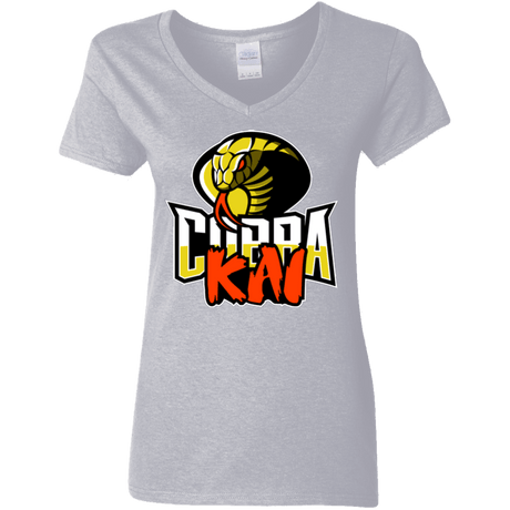 T-Shirts Sport Grey / S COBRA KAI Women's V-Neck T-Shirt