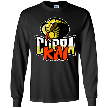 T-Shirts Black / YS COBRA KAI Youth Long Sleeve T-Shirt