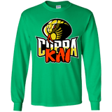 T-Shirts Irish Green / YS COBRA KAI Youth Long Sleeve T-Shirt