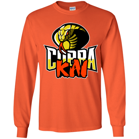 T-Shirts Orange / YS COBRA KAI Youth Long Sleeve T-Shirt