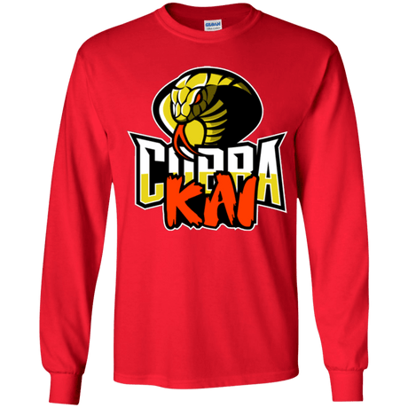 T-Shirts Red / YS COBRA KAI Youth Long Sleeve T-Shirt