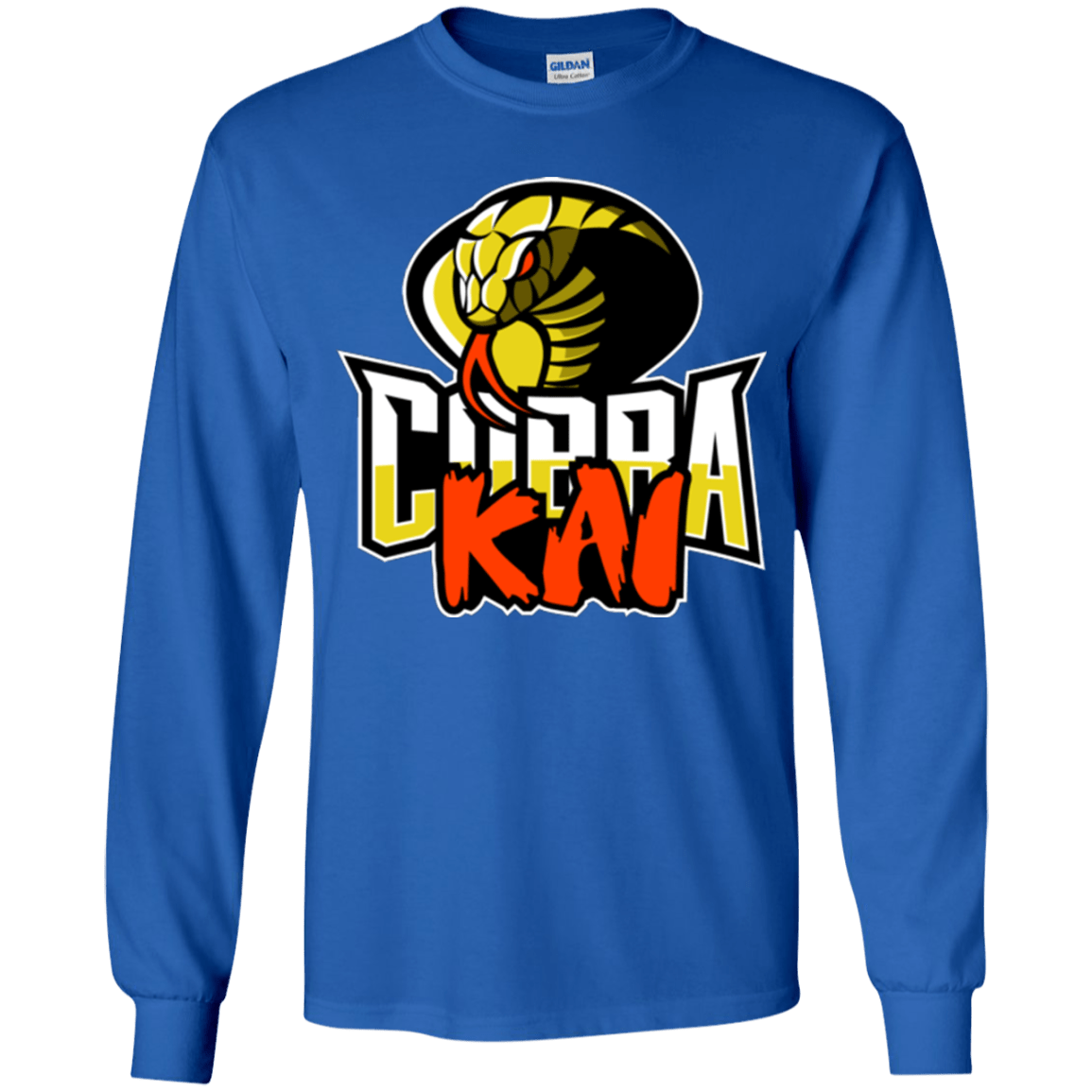 T-Shirts Royal / YS COBRA KAI Youth Long Sleeve T-Shirt