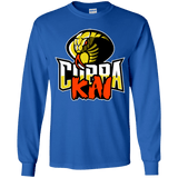 T-Shirts Royal / YS COBRA KAI Youth Long Sleeve T-Shirt