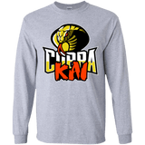 T-Shirts Sport Grey / YS COBRA KAI Youth Long Sleeve T-Shirt