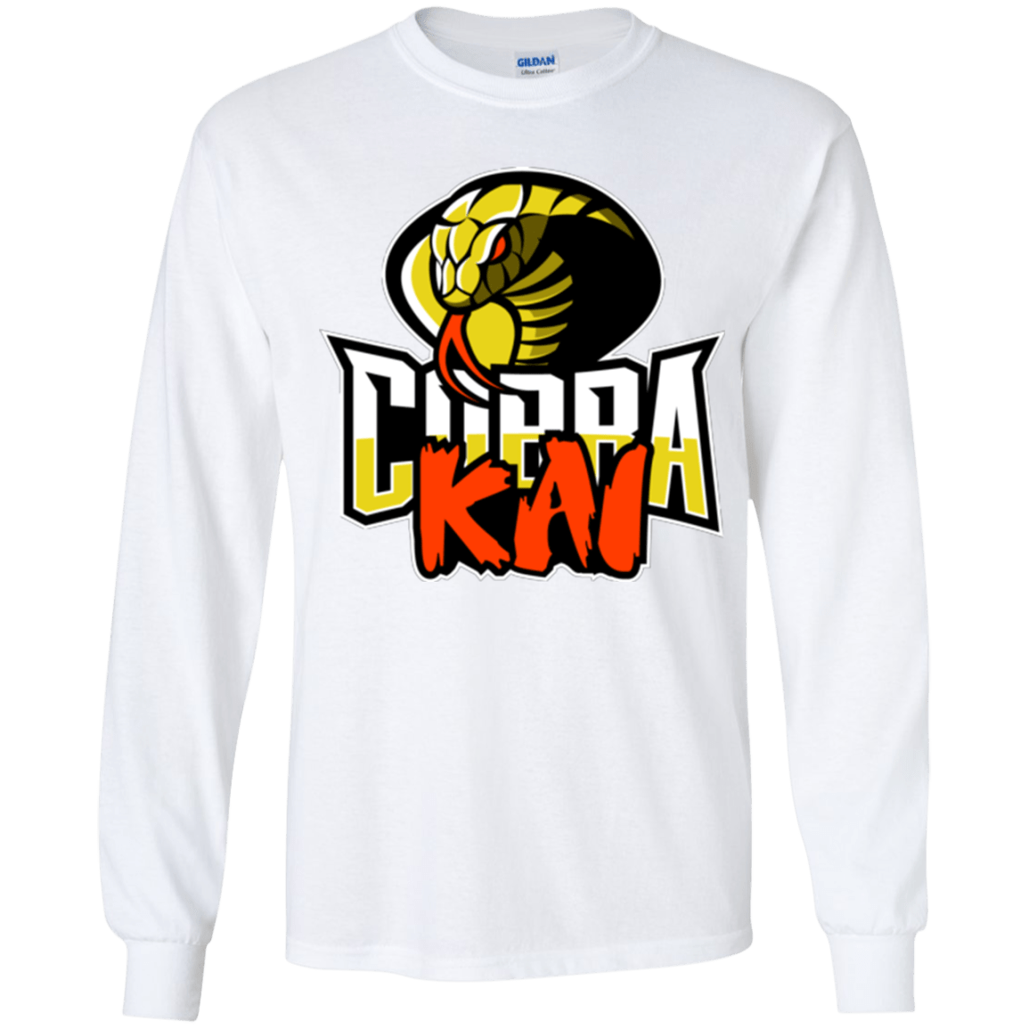 T-Shirts White / YS COBRA KAI Youth Long Sleeve T-Shirt