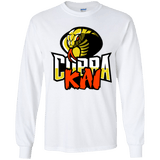 T-Shirts White / YS COBRA KAI Youth Long Sleeve T-Shirt