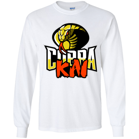 T-Shirts White / YS COBRA KAI Youth Long Sleeve T-Shirt