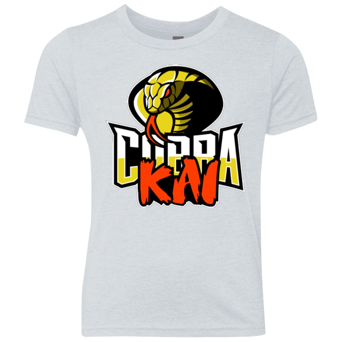T-Shirts Heather White / YXS COBRA KAI Youth Triblend T-Shirt