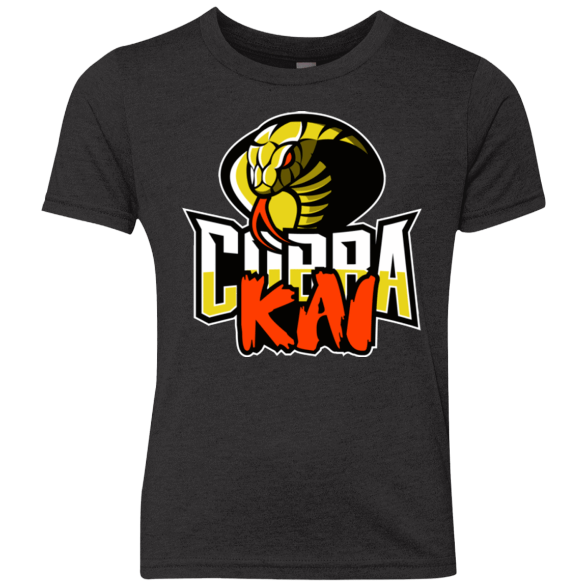 T-Shirts Vintage Black / YXS COBRA KAI Youth Triblend T-Shirt