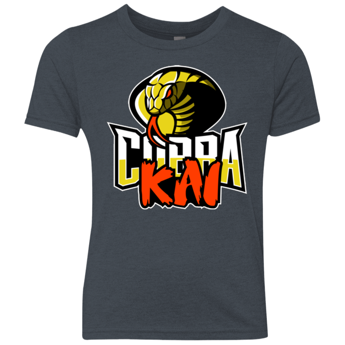 T-Shirts Vintage Navy / YXS COBRA KAI Youth Triblend T-Shirt