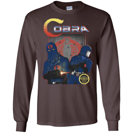 T-Shirts Dark Chocolate / S COBRA Men's Long Sleeve T-Shirt