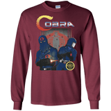 T-Shirts Maroon / S COBRA Men's Long Sleeve T-Shirt