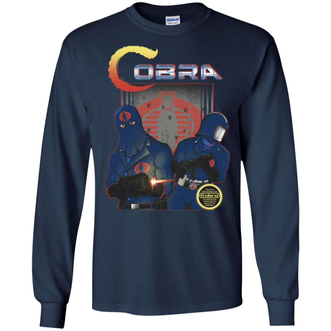 T-Shirts Navy / S COBRA Men's Long Sleeve T-Shirt