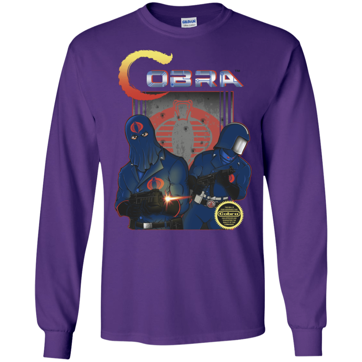 T-Shirts Purple / S COBRA Men's Long Sleeve T-Shirt