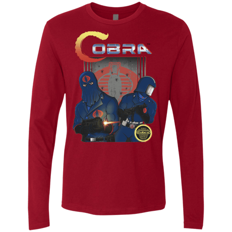 T-Shirts Cardinal / S COBRA Men's Premium Long Sleeve