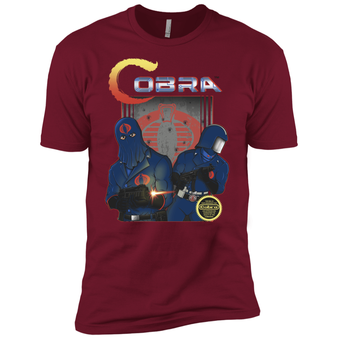 T-Shirts Cardinal / X-Small COBRA Men's Premium T-Shirt