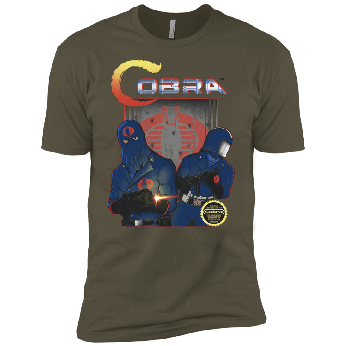 T-Shirts Military Green / X-Small COBRA Men's Premium T-Shirt