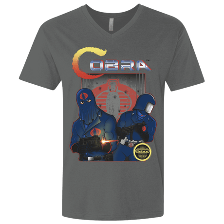 T-Shirts Heavy Metal / X-Small COBRA Men's Premium V-Neck