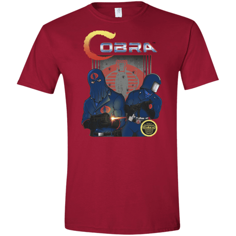 T-Shirts Cardinal Red / S COBRA Men's Semi-Fitted Softstyle