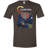 T-Shirts Dark Chocolate / S COBRA Men's Semi-Fitted Softstyle