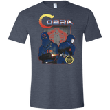 T-Shirts Heather Navy / S COBRA Men's Semi-Fitted Softstyle
