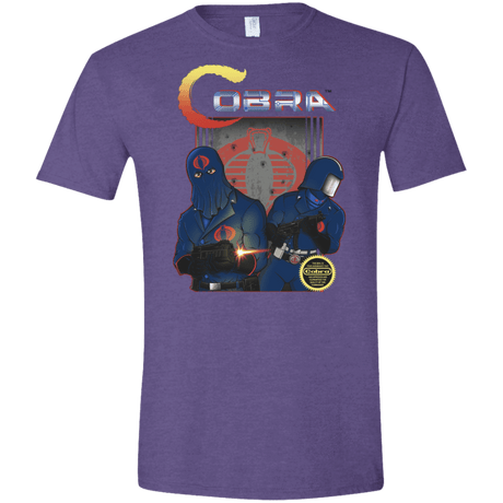 T-Shirts Heather Purple / S COBRA Men's Semi-Fitted Softstyle