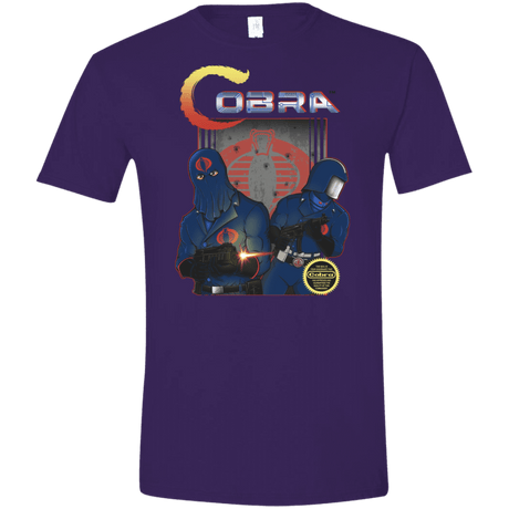 T-Shirts Purple / S COBRA Men's Semi-Fitted Softstyle