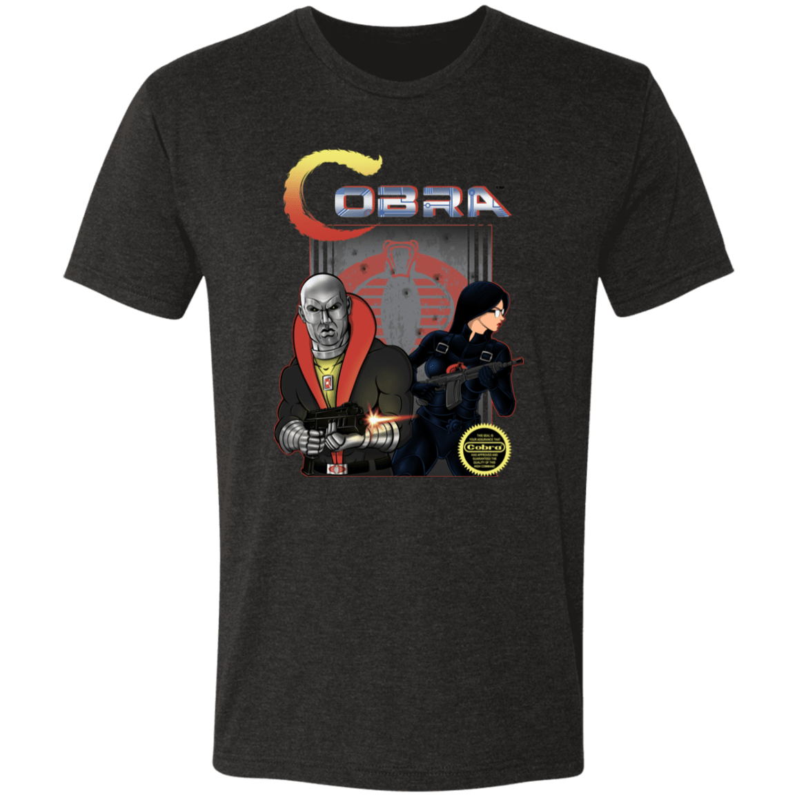 T-Shirts Vintage Black / S Cobra Men's Triblend T-Shirt