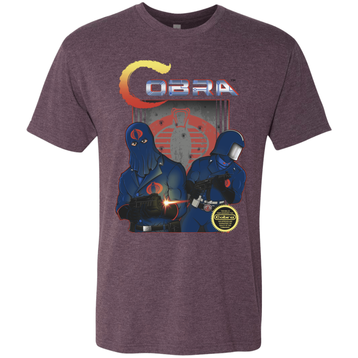 T-Shirts Vintage Purple / S COBRA Men's Triblend T-Shirt