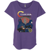 T-Shirts Purple Rush / X-Small COBRA Triblend Dolman Sleeve