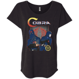 T-Shirts Vintage Black / X-Small COBRA Triblend Dolman Sleeve