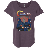 T-Shirts Vintage Purple / X-Small COBRA Triblend Dolman Sleeve
