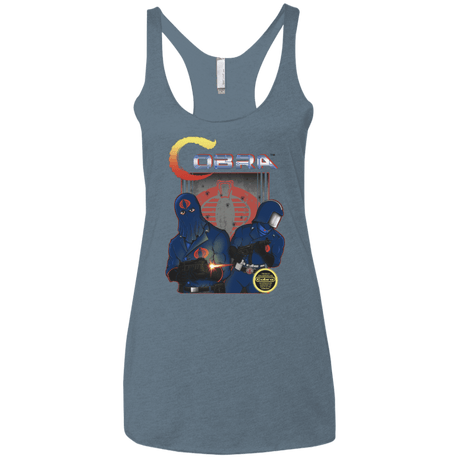 T-Shirts Indigo / X-Small COBRA Women's Triblend Racerback Tank