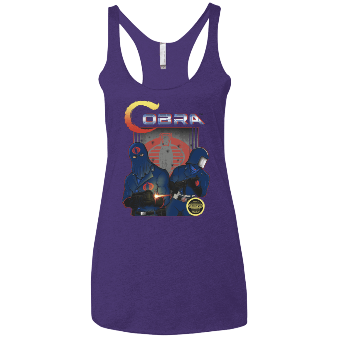 T-Shirts Purple Rush / X-Small COBRA Women's Triblend Racerback Tank