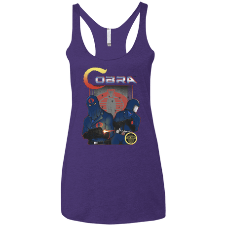 T-Shirts Purple Rush / X-Small COBRA Women's Triblend Racerback Tank