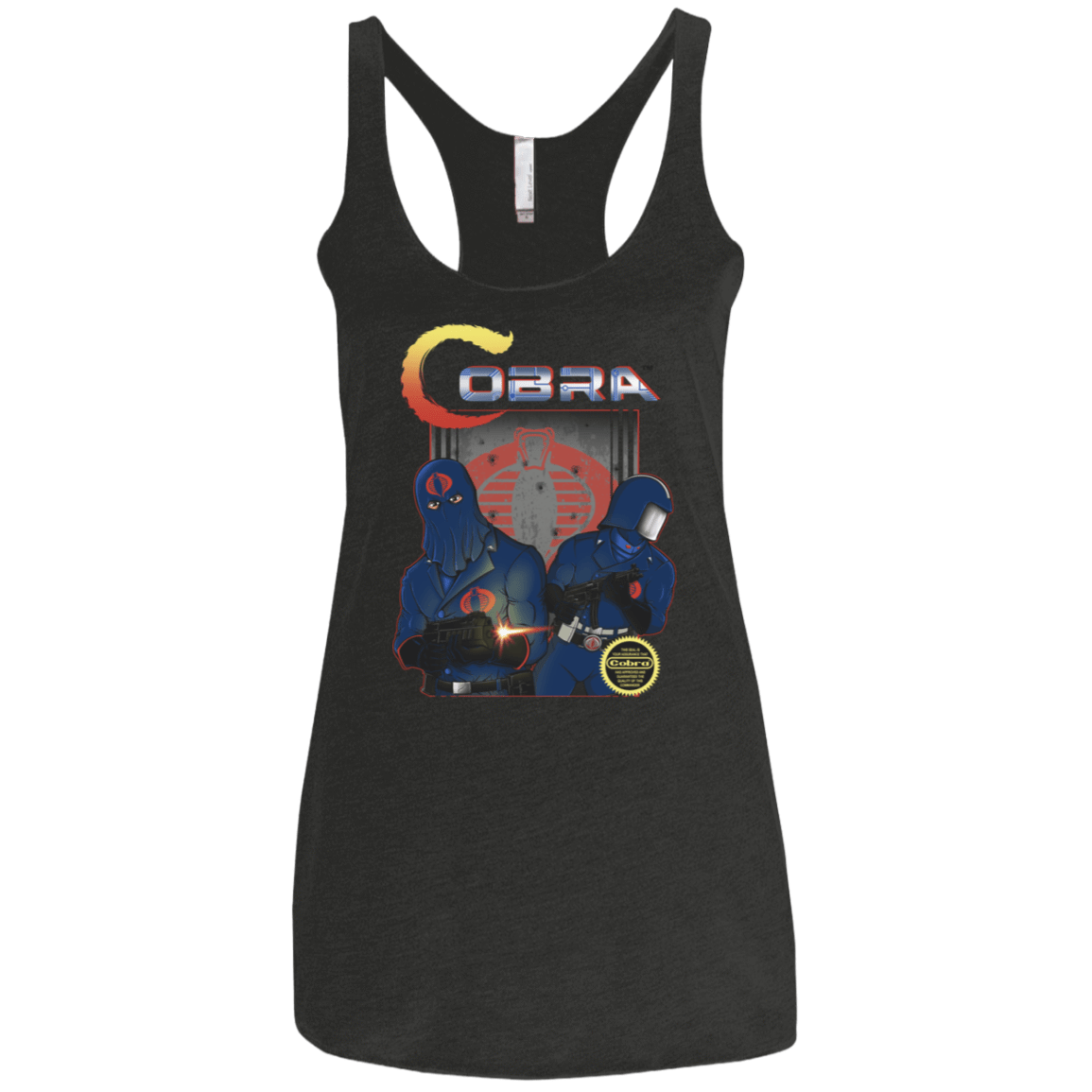 T-Shirts Vintage Black / X-Small COBRA Women's Triblend Racerback Tank
