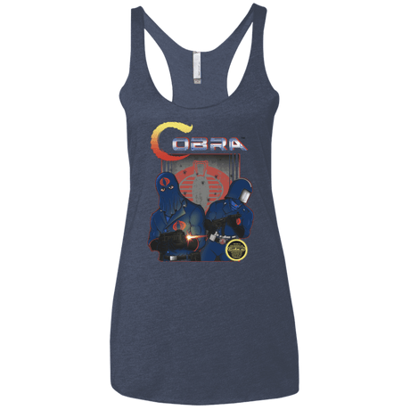 T-Shirts Vintage Navy / X-Small COBRA Women's Triblend Racerback Tank