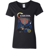 T-Shirts Black / S COBRA Women's V-Neck T-Shirt