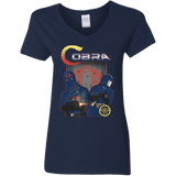 T-Shirts Navy / S COBRA Women's V-Neck T-Shirt