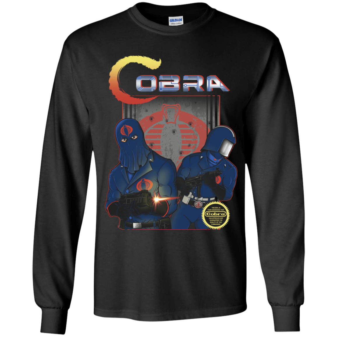 T-Shirts Black / YS COBRA Youth Long Sleeve T-Shirt
