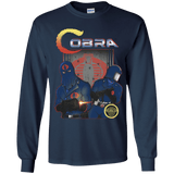 T-Shirts Navy / YS COBRA Youth Long Sleeve T-Shirt