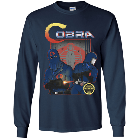 T-Shirts Navy / YS COBRA Youth Long Sleeve T-Shirt