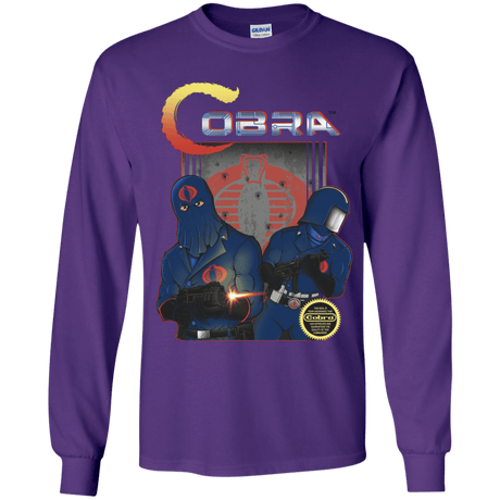 T-Shirts Purple / YS COBRA Youth Long Sleeve T-Shirt