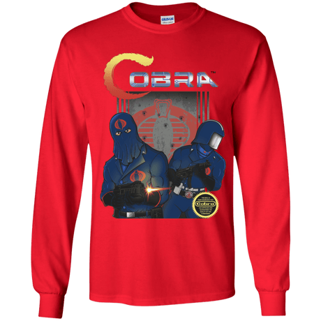 T-Shirts Red / YS COBRA Youth Long Sleeve T-Shirt