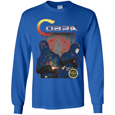 T-Shirts Royal / YS COBRA Youth Long Sleeve T-Shirt