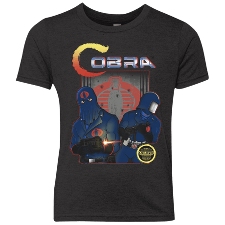 T-Shirts Vintage Black / YXS COBRA Youth Triblend T-Shirt