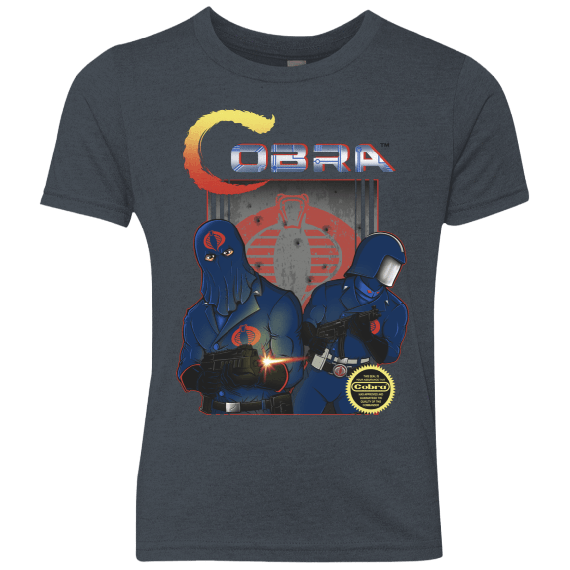T-Shirts Vintage Navy / YXS COBRA Youth Triblend T-Shirt