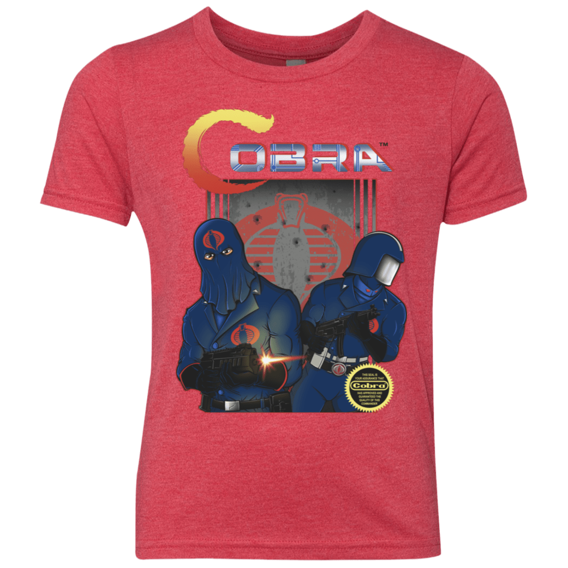 T-Shirts Vintage Red / YXS COBRA Youth Triblend T-Shirt